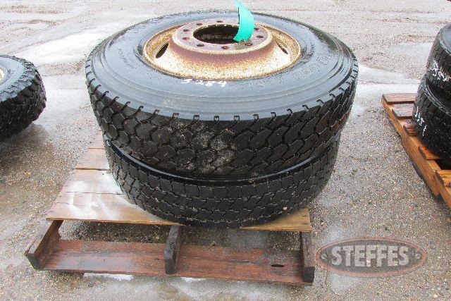 (2) 225/95R75 tires